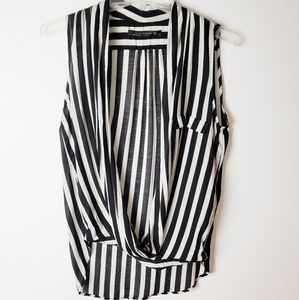 Zara Striped Blouse Size XS